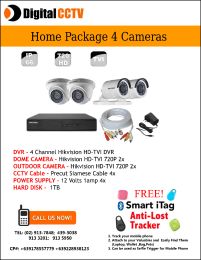 Home Package Hikvision 2 indoor 2 Outdoor