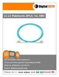 LC-LC Patchcord, DPLX, 1m, OM3