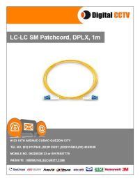 LC-LC SM Patchcord, DPLX, 1m