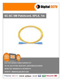 SC-SC SM Patchcord, SPLX, 1m