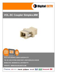 SC Coupler Simplex, MM