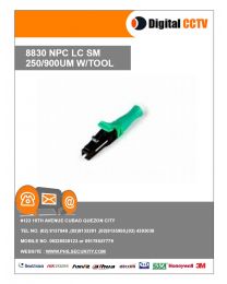 8830 NPC LC SM Connector 250/900UM w/ tool