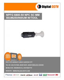 6800-50 NPFG NPC SC MM 50UM Connector 250/900UM w/ Tool