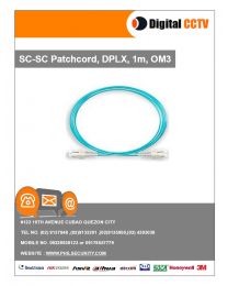 SC-SC Patchcord, DPLX, 1m, OM3