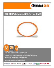 SC-SC Patchcord, SPLX, 1m, OM2